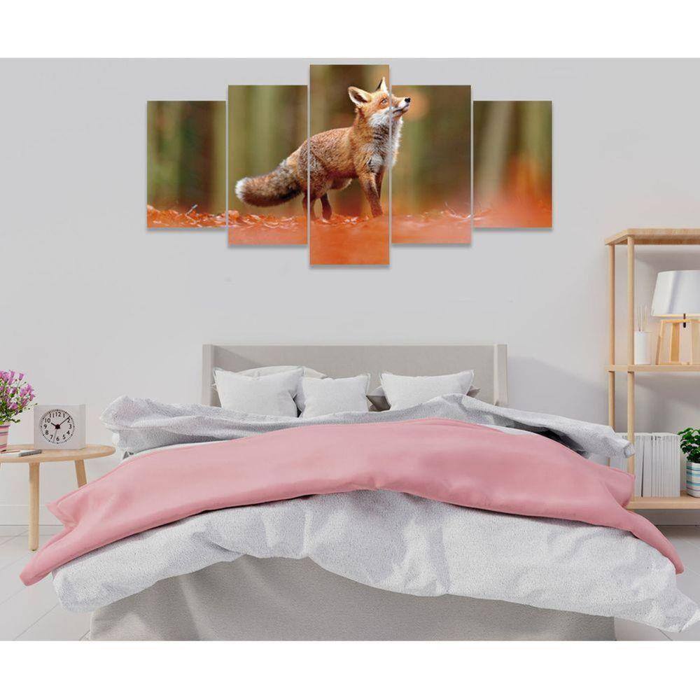 Quadro Decorativo Sala Quarto Escritório Raposa Distraída