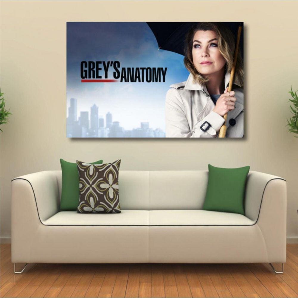 Quadro decorativo Greys Anatomy - Tela em Tecido