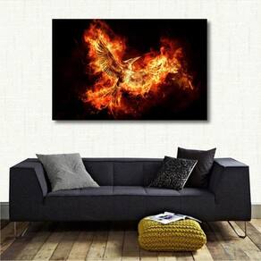 Quadro decorativo Jogos Vorazes - Filmes - Tela em Tecido