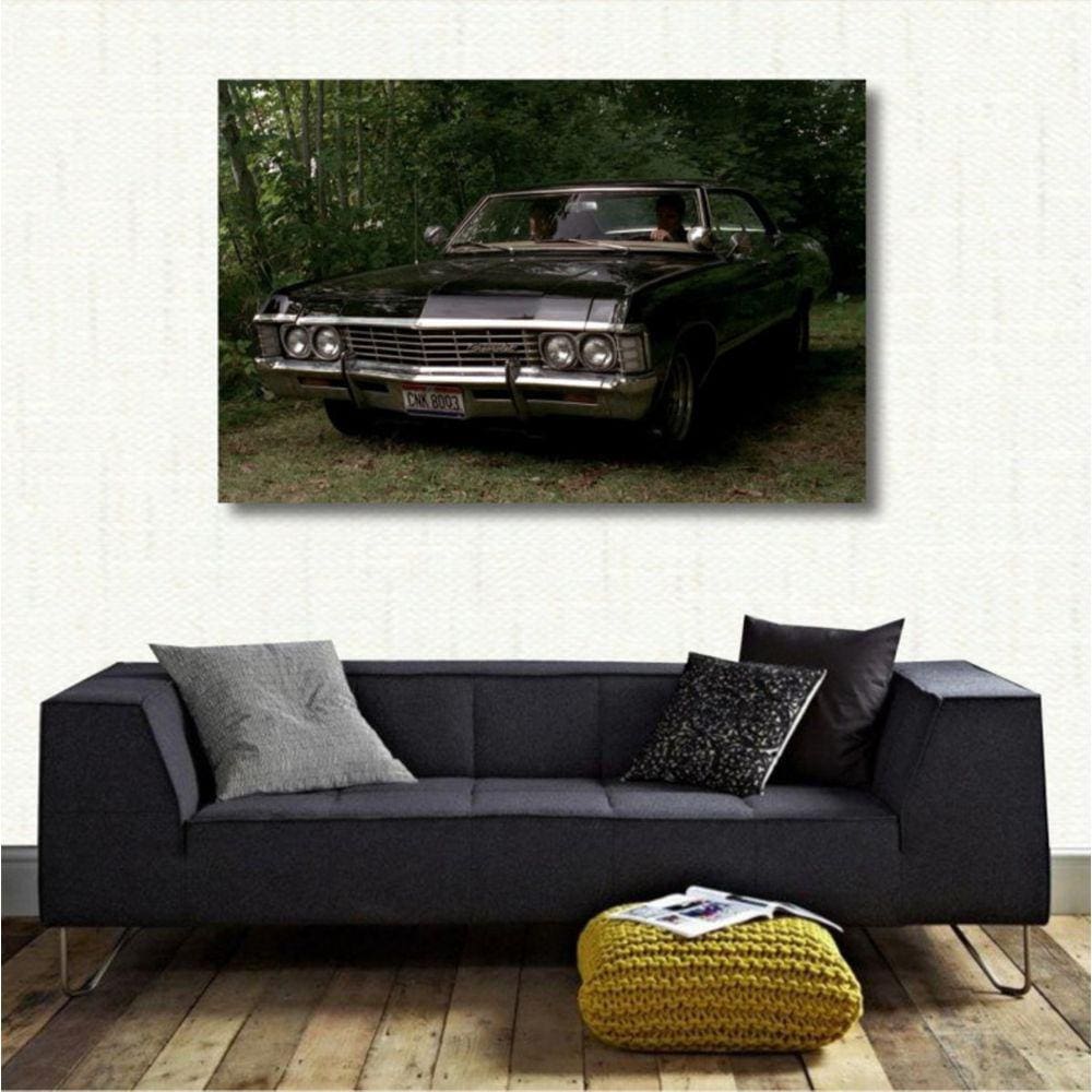 Quadro decorativo Supernatural - Impala Baby - Tela em Tecid