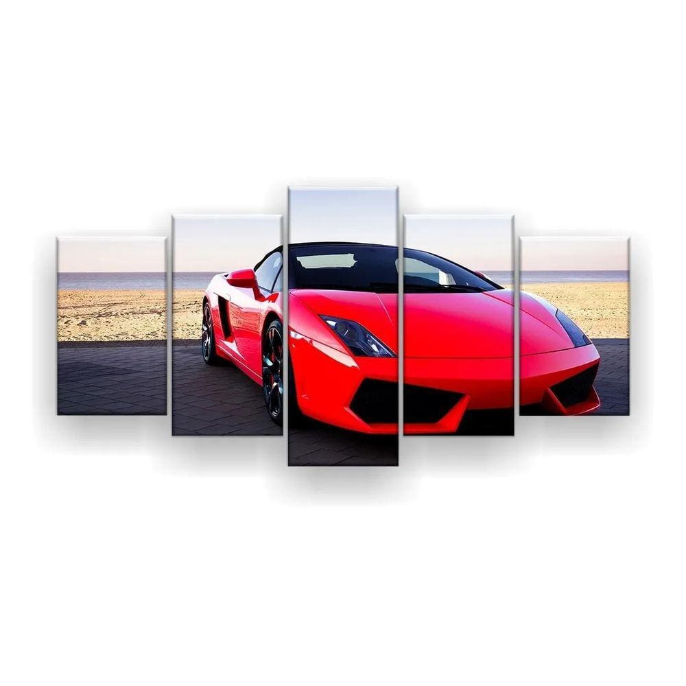 Quadro Decorativo Carro Esportivo 129x61 Quarto Sala