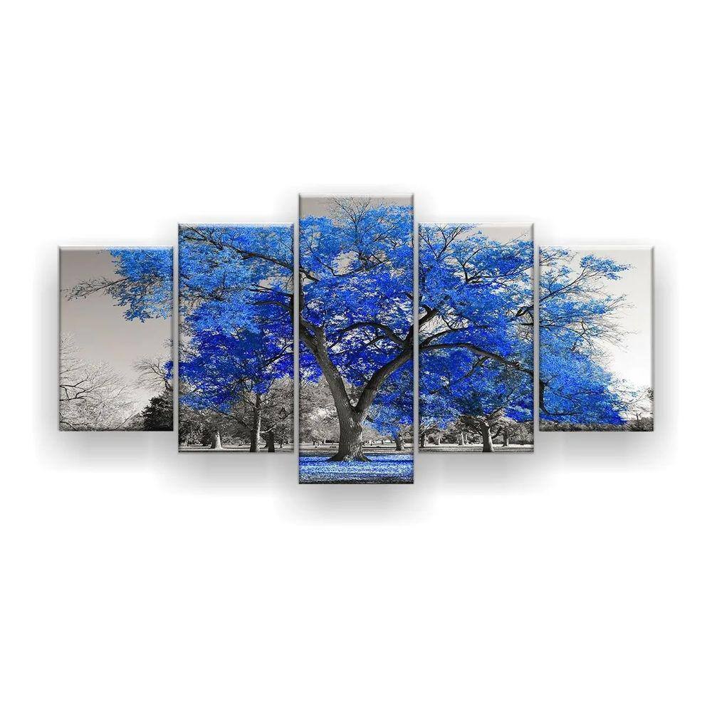 Quadro Decorativo Arvore Kit Mosaico Sala Quarto 129x61