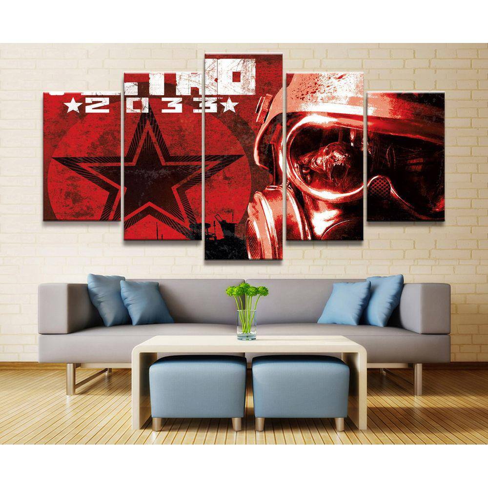 Quadro Decorativos Jogo Metro com 5 peças 130
