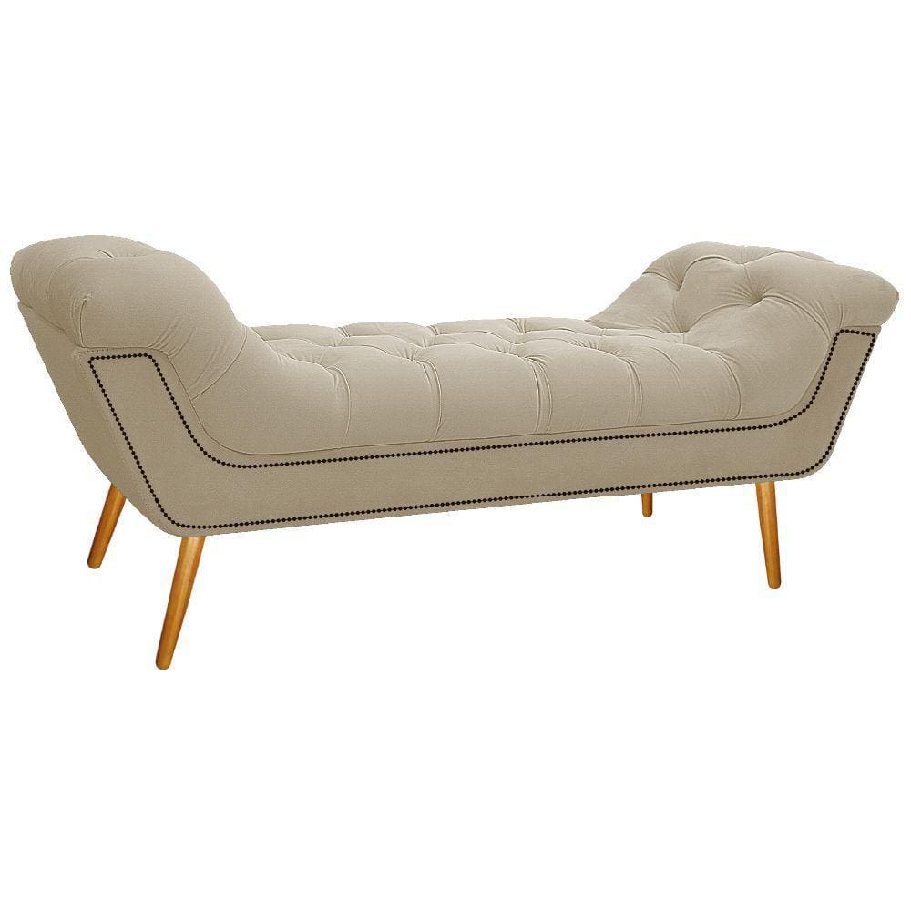 Calçadeira Estofada 160cm Queen Size Corano