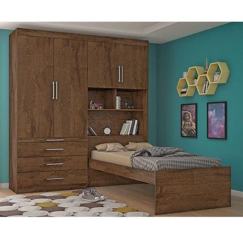 systematic Glamor Ruthless Guarda-Roupa Solteiro Conjugado Lyon com Escrivaninha e Cabeceira Baú para Cama Box Europa | Extra systematic Glamor Ruthless Guarda-Roupa Solteiro Conjugado Lyon com Escrivaninha e Cabeceira Baú para Cama Box Europa | Extra