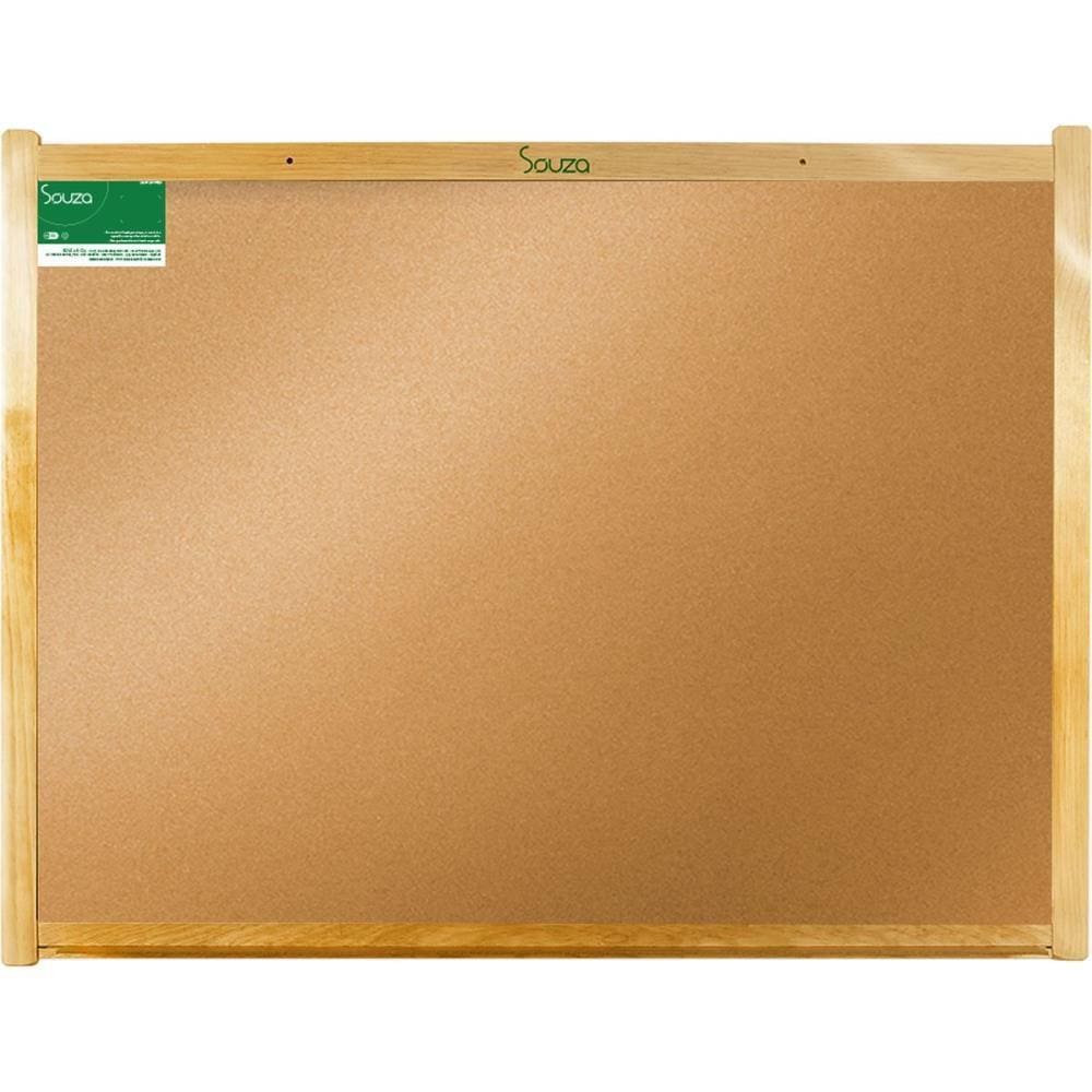 Quadro Aviso Moldura Madeira Cortica Aparente 120X090CM