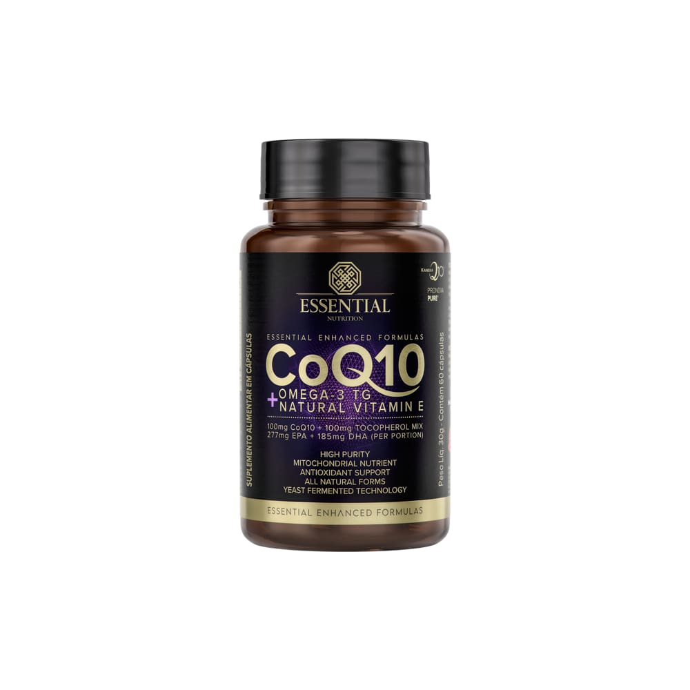 Coenzima Q10 (60 Capsulas) CoQ10 Essential Nutrition