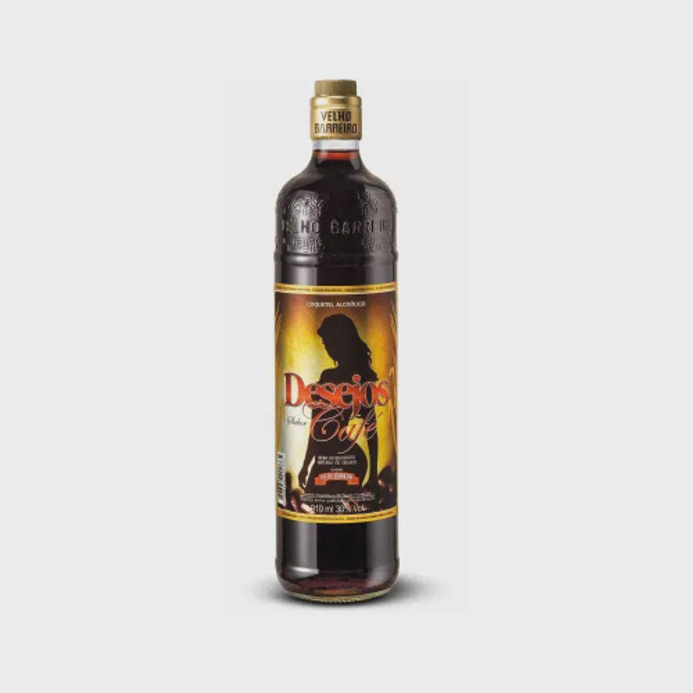 Cachaça Velho Barreiro Desejos sabor Café 910ml