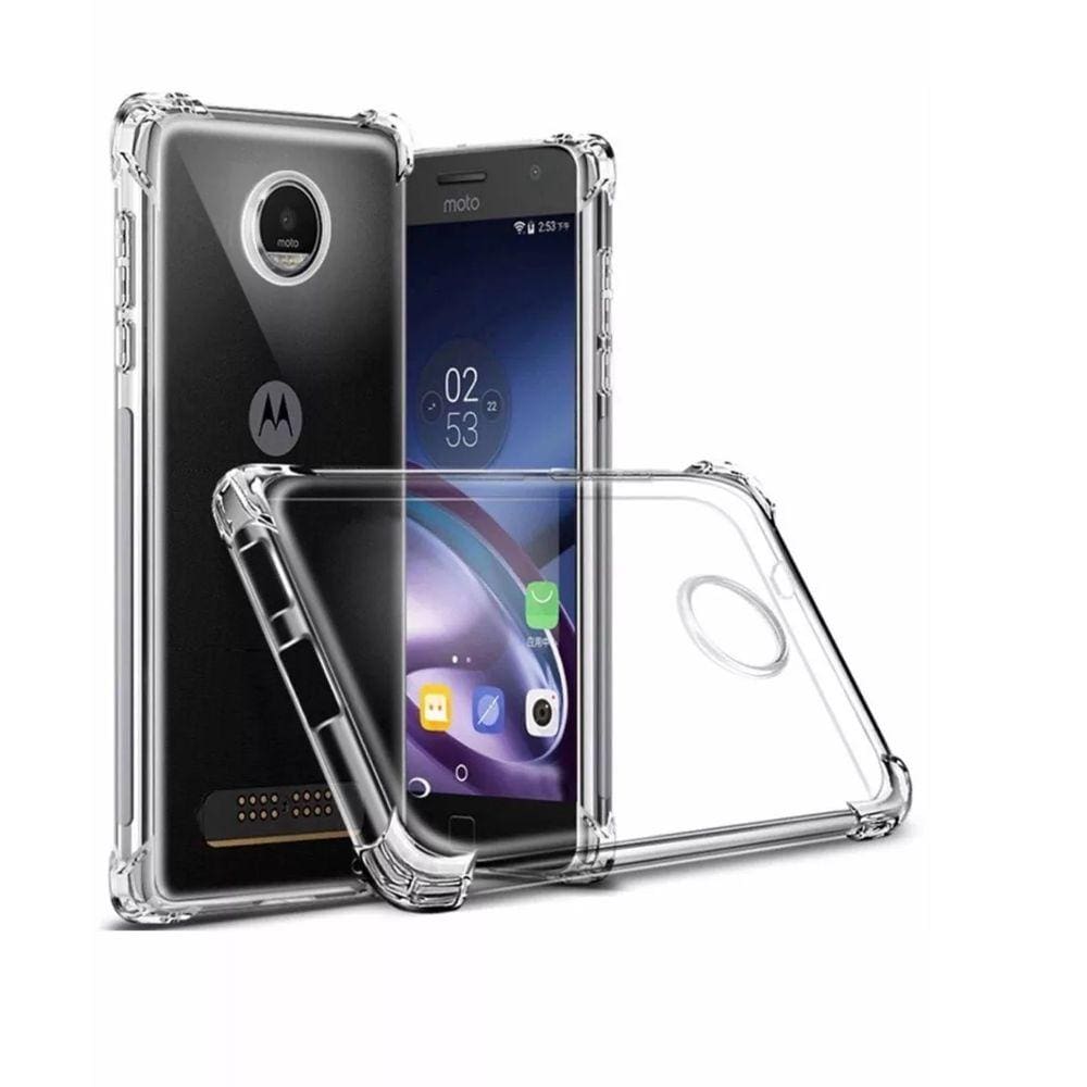 Capinha Silicone Transparente Antichoque Moto G6 Play