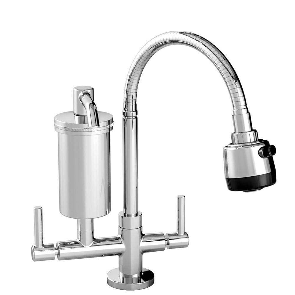 Torneira Cozinha Gourmet Com Filtro Bancada 1/4 Volta Modelo 2168 C70 FA