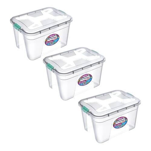 Kit 3 Caixas Organizadoras Transparente 20 Litros Pp Uninjet é boa?