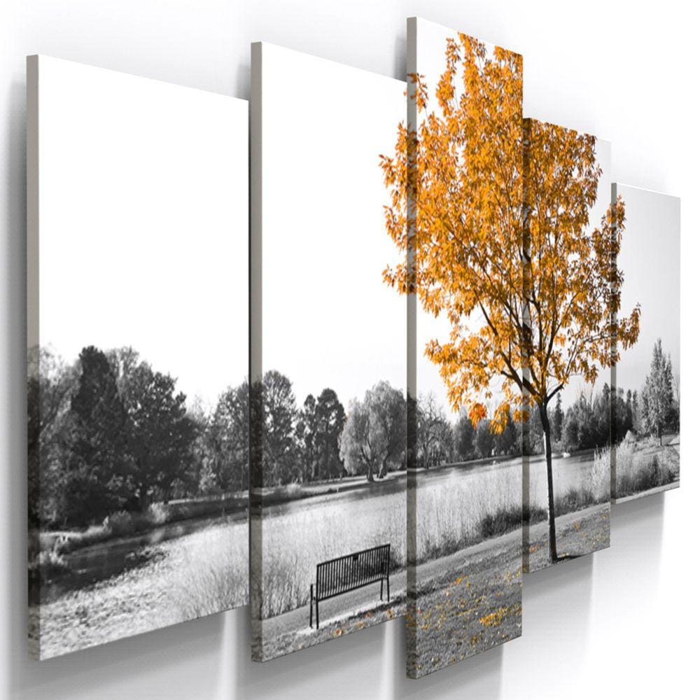 Quadros Decorativos Arvore Laranja Botanico Sala