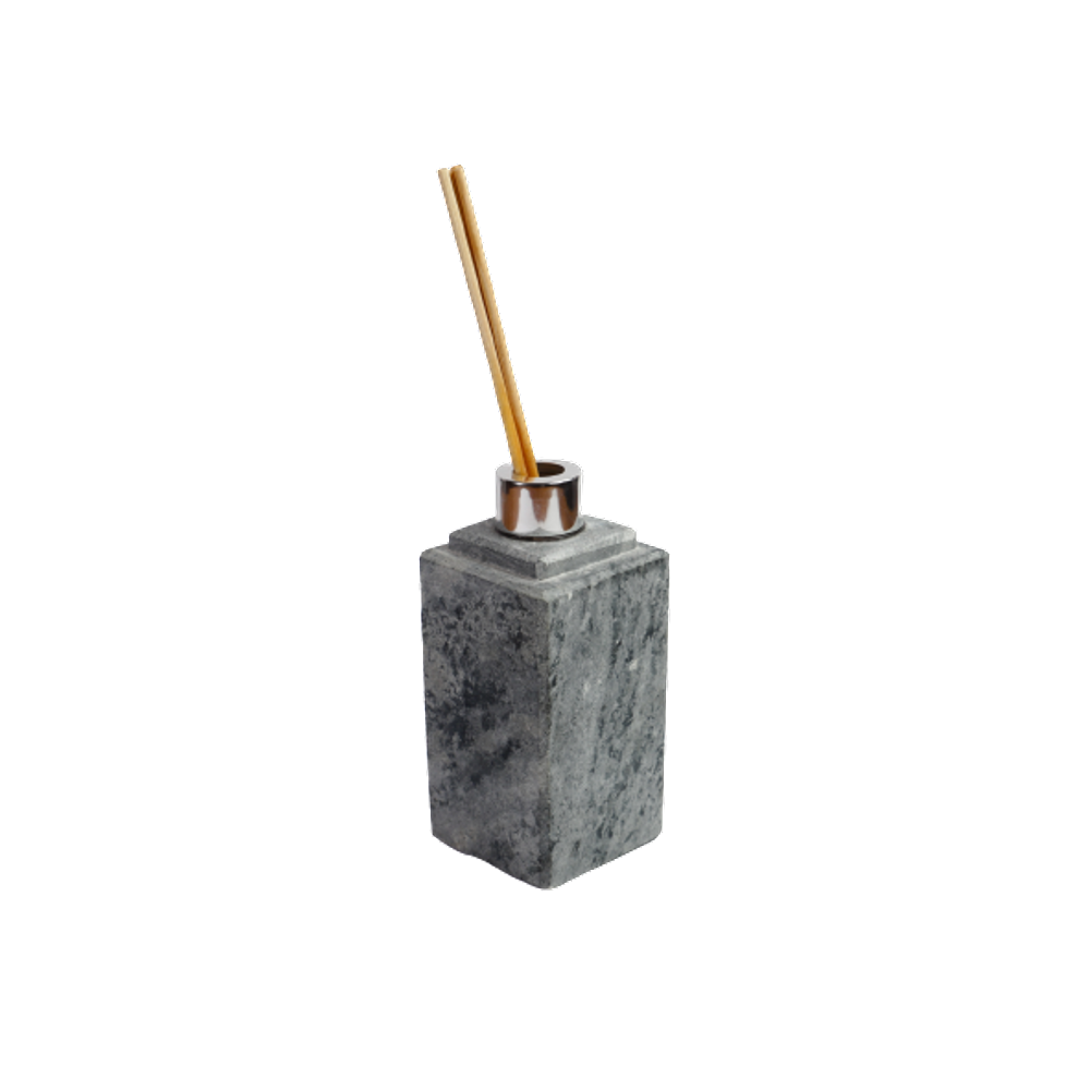 Difusor Vareta Essências Aromas Banheiro Ambiente Prata 7cm