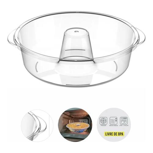 Forma Pudim Bolo Manjar Para Microondas C/ Furo No Meio 1,5l é boa?