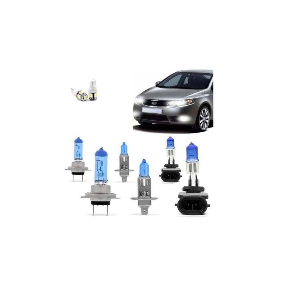 Kit Farol Kia Cerato 2009 2010 2011 2012 Super Branca