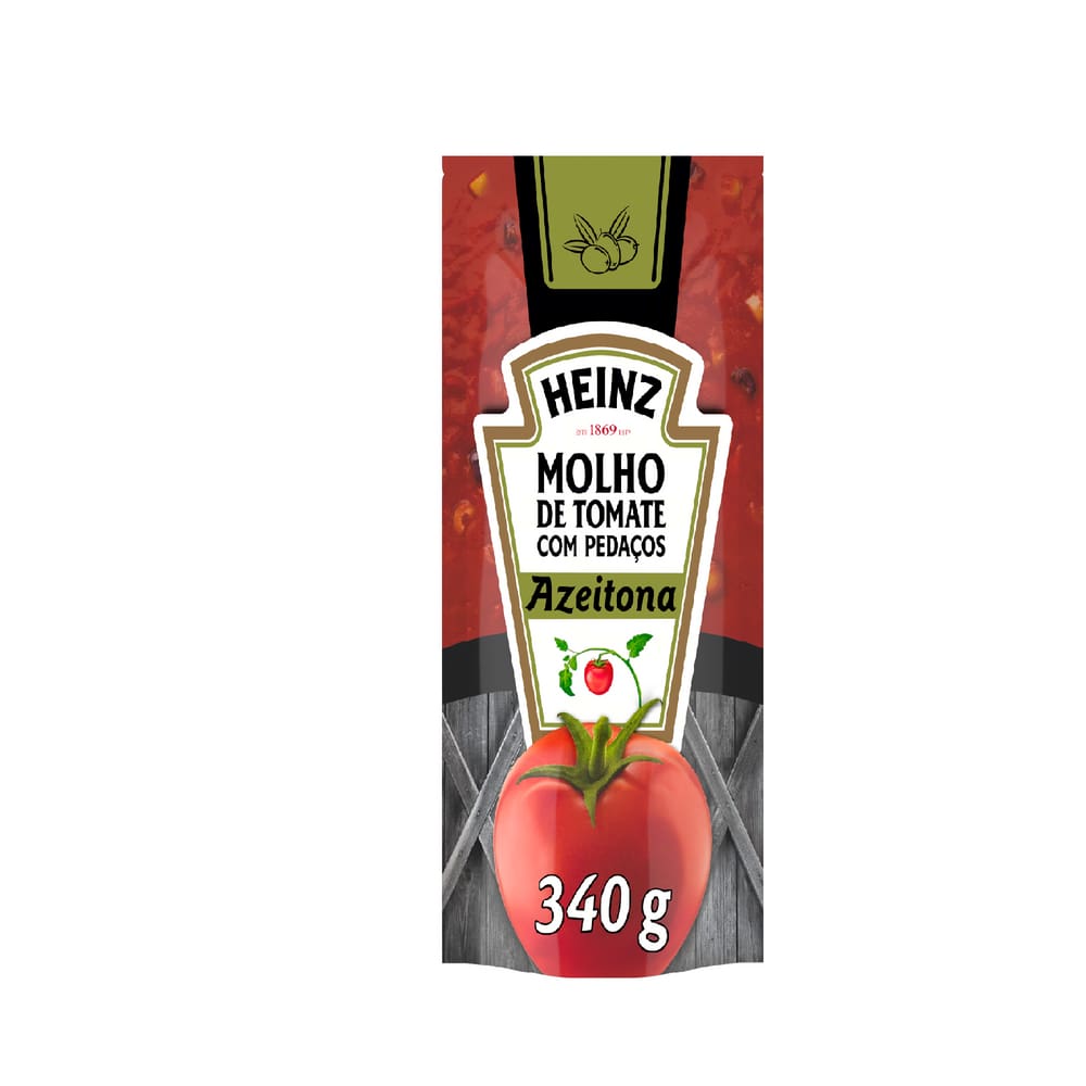 Molho de Tomate Heinz Azeitona 340g
