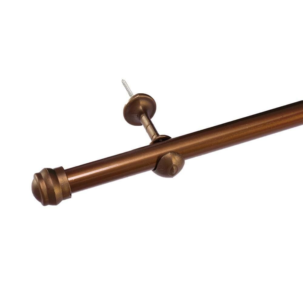 Varão De Cortina Simples 2 Metros 19mm Ouro Velho