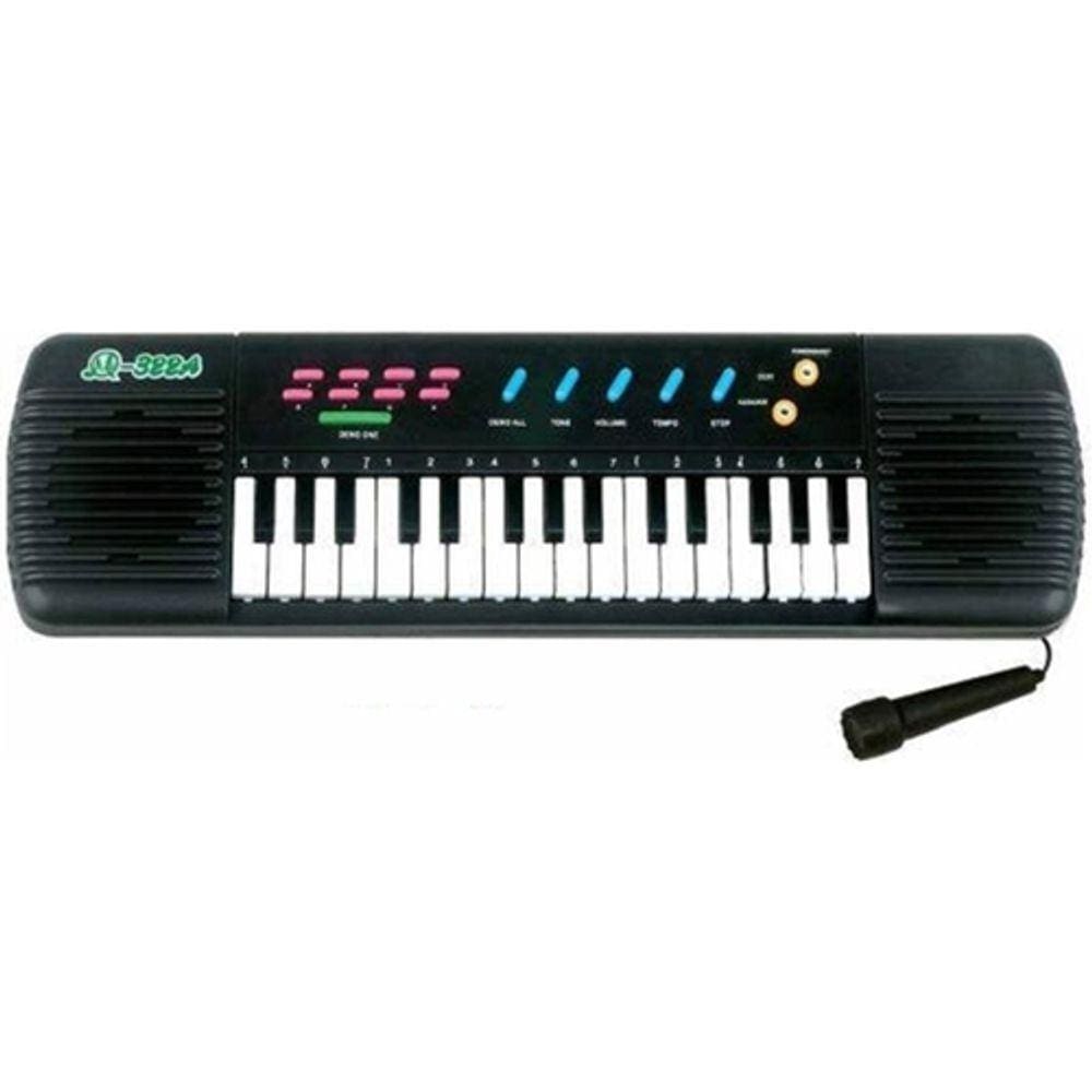 Teclado Piano Musical Center Infantil Vermelho 31 Teclas