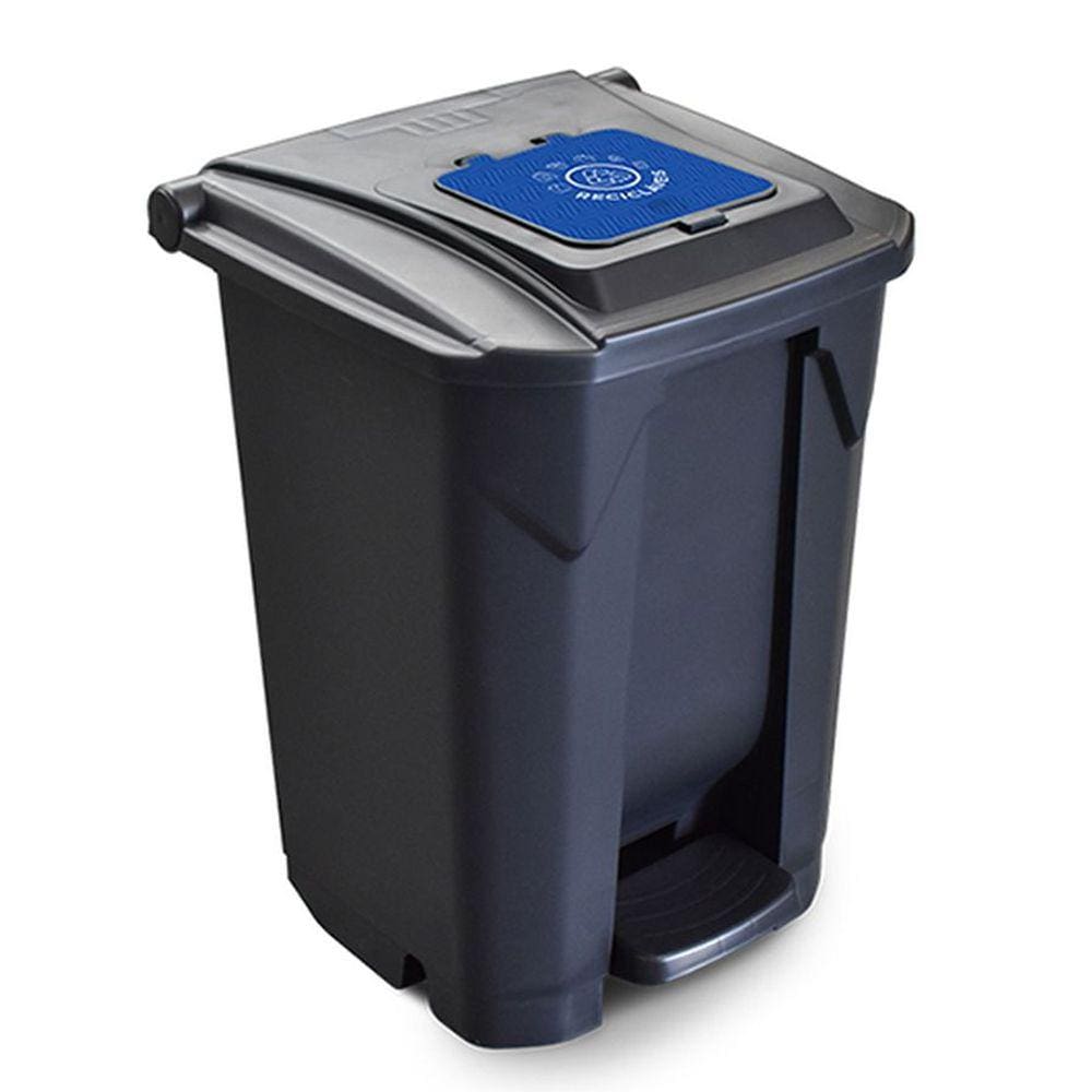 Lixeira RecicláveL 60L Roda Pedal Tampa Click Lanchonete PT
