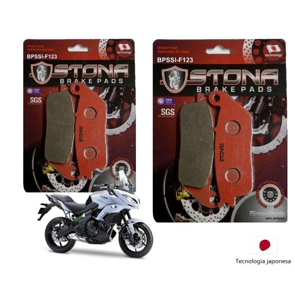 Pastilha freio dianteira Stona Sinterizada Versys 650 2018