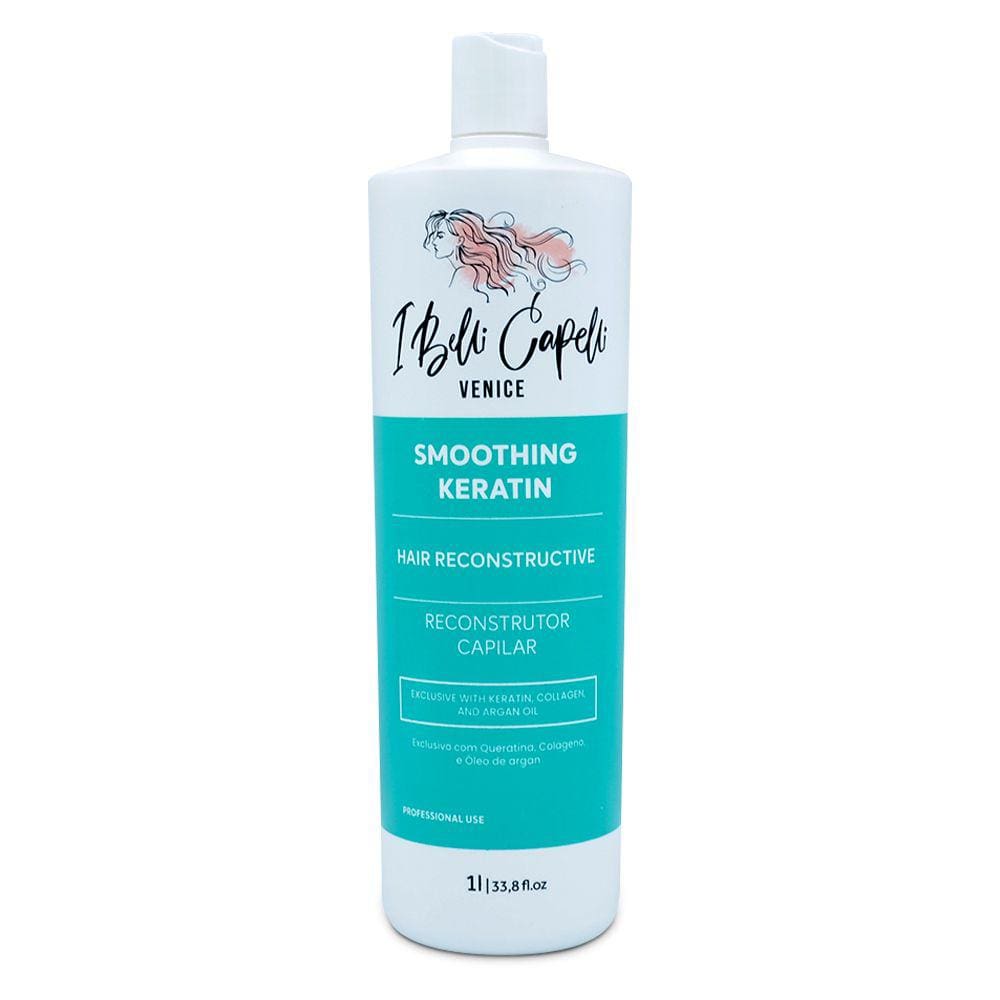 I Belli Capelli Venice Smoothing Keratin Hair Reconstructive Professional Use 1L/33.8 fl.oz