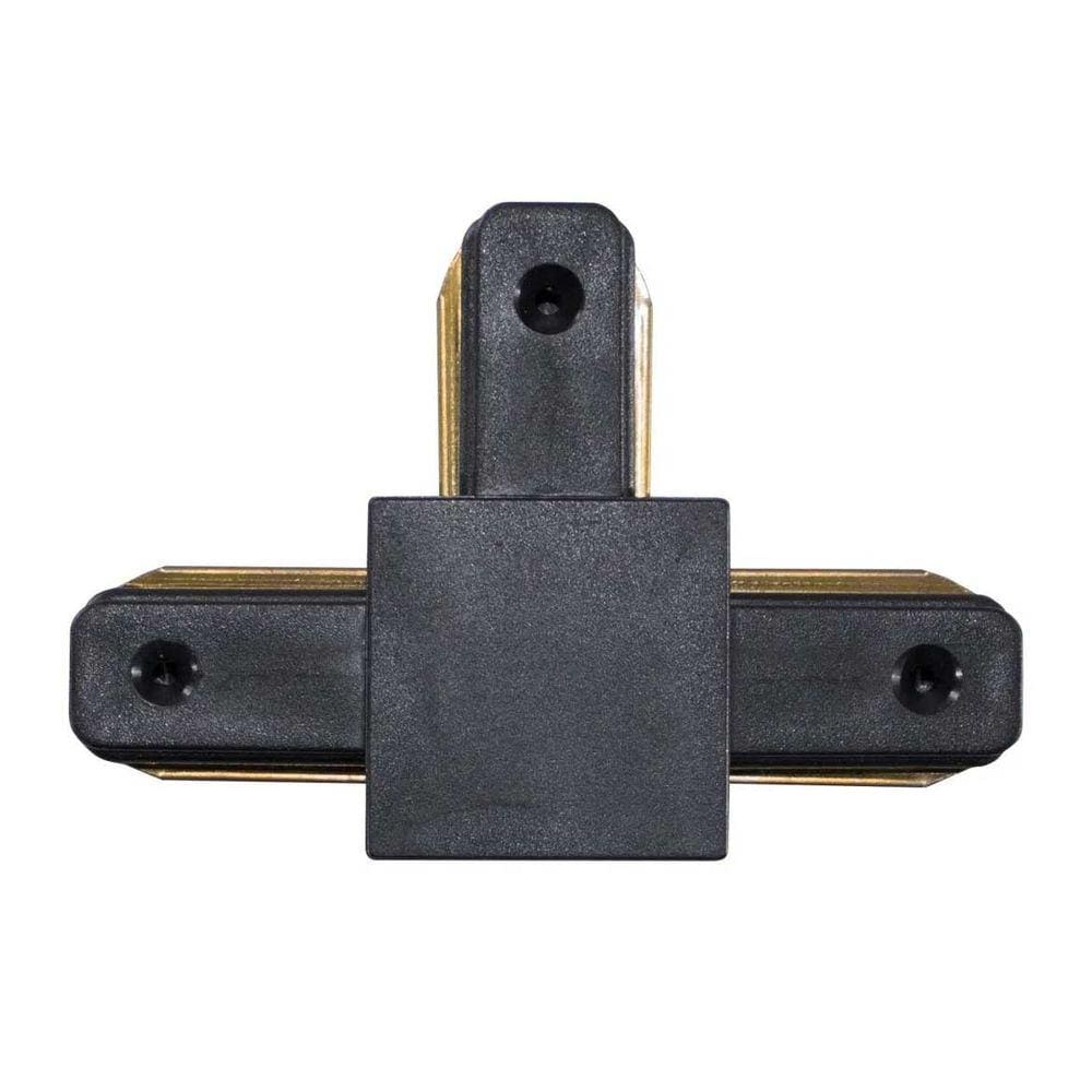 Conector Emenda T Para Trilho Eletrificado Preta ST496