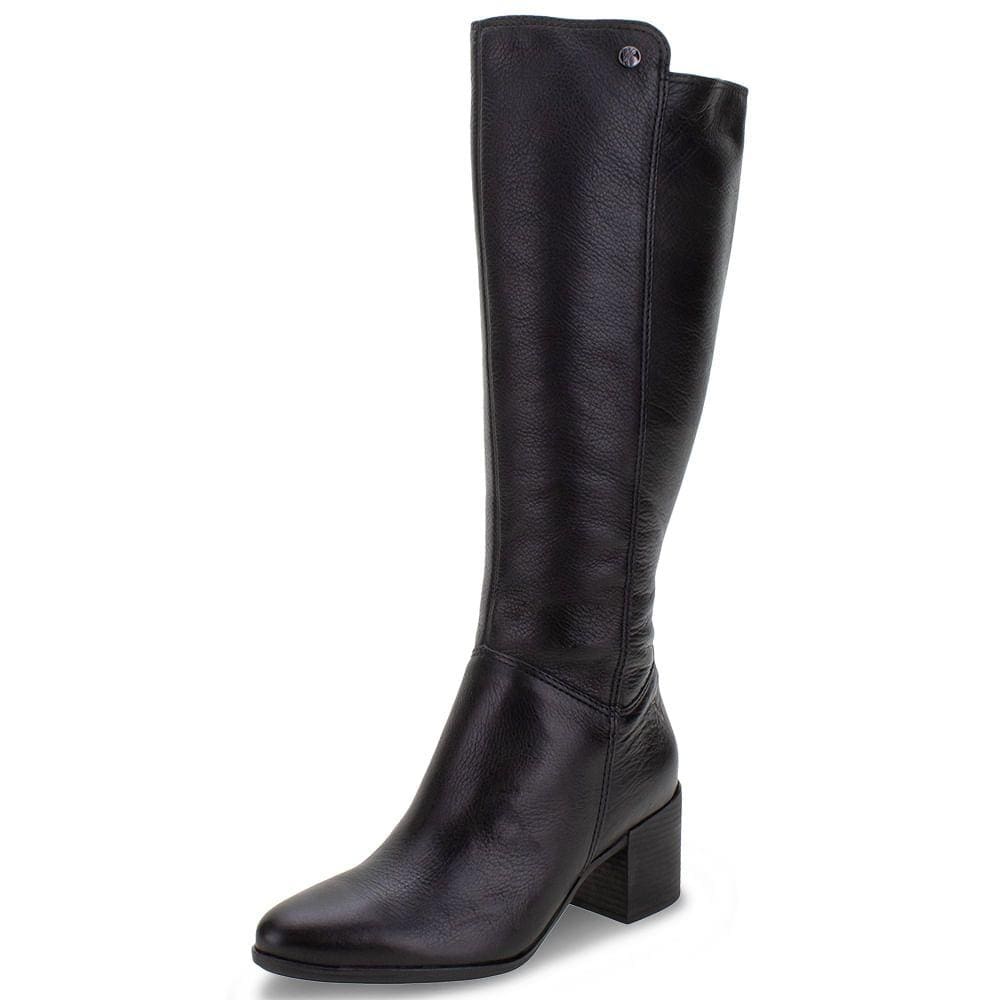 Bota Bottero Cano Longo Couro Preto 314723