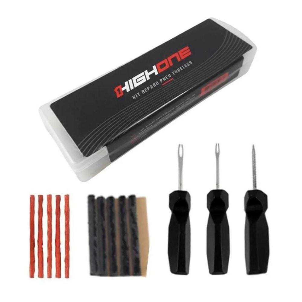 Kit Reparo High One Pneu Tubeless Remendo Macarrão