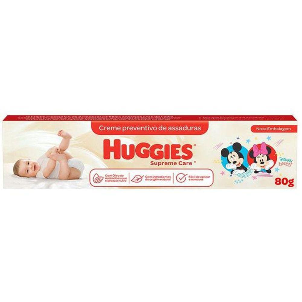 Creme De Assadura Huggies  Supreme Care 80G