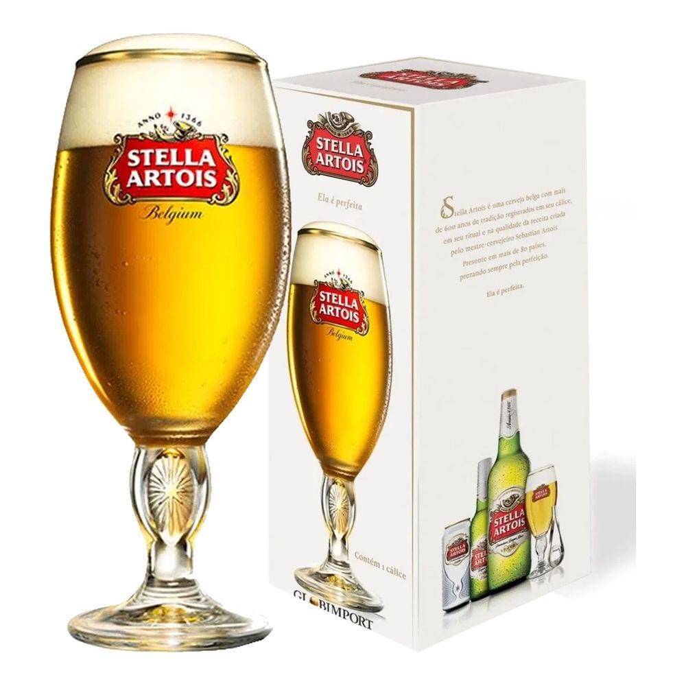 Taça Vidro Stella Artois 250ml Cerveja Pilsen Ambev