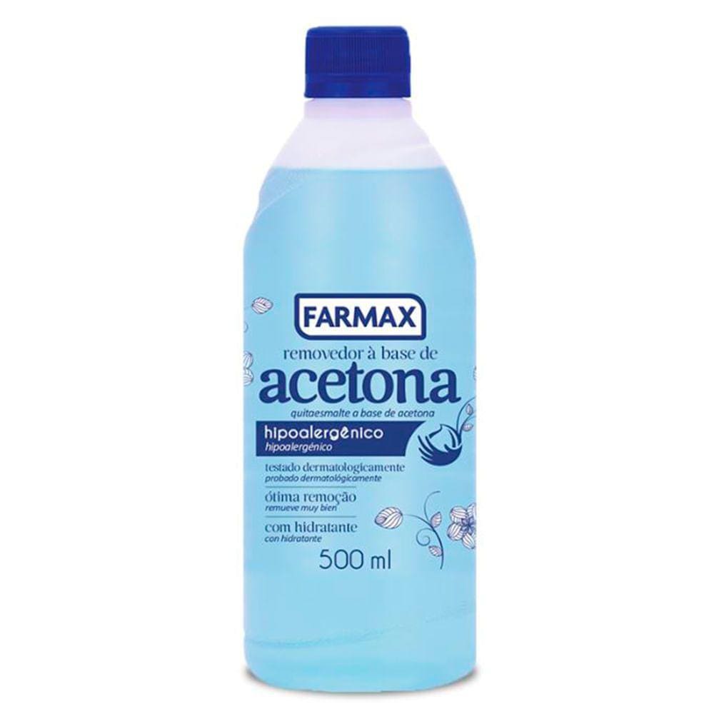 Removedor de Esmalte Farmax a Base de Acetona 500ml