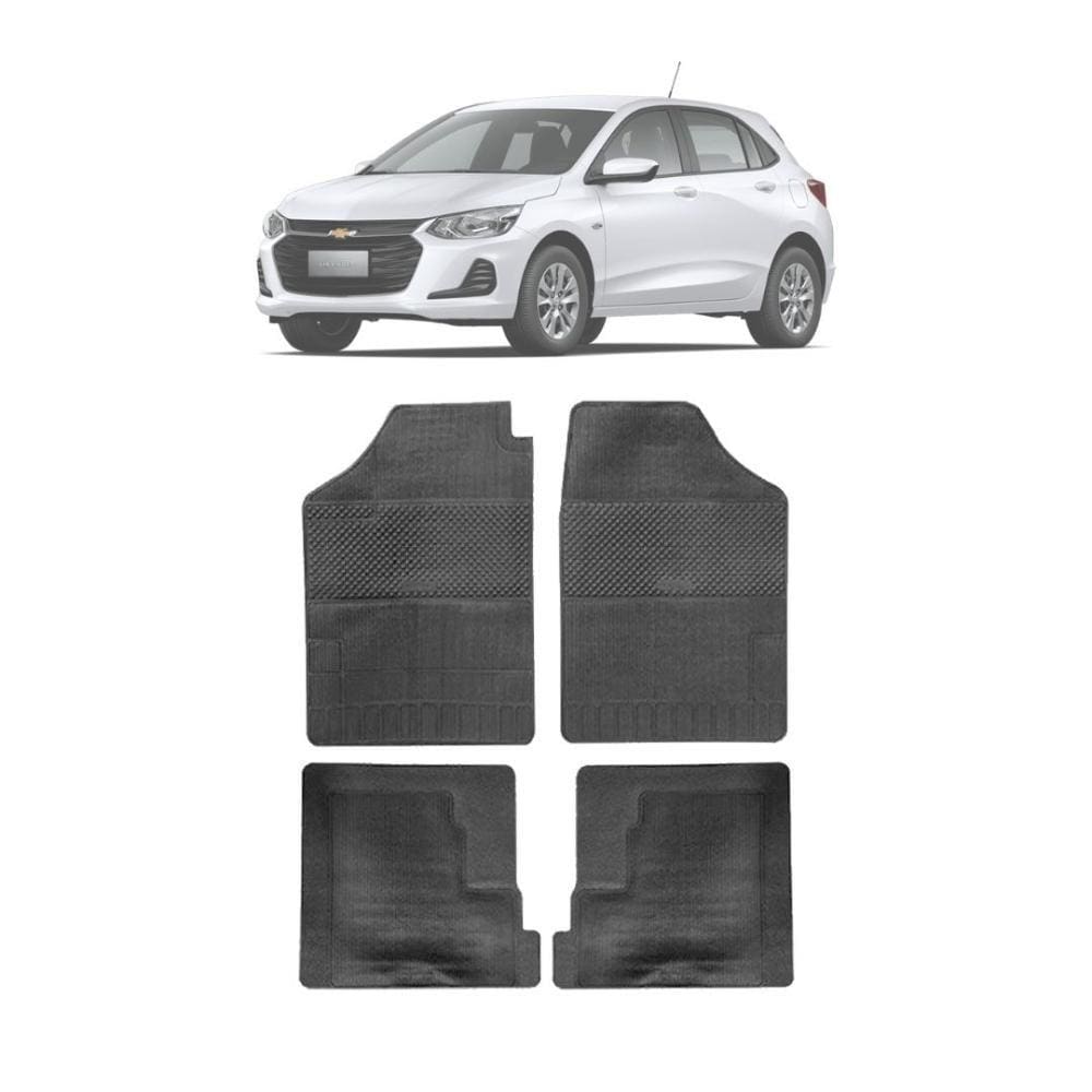 Jogo de Tapetes Automotivos Stratus BRB Onix Hatch 2020 diante