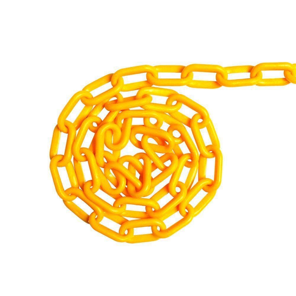 40 Mt Corrente Plástica Isolamento Calha Chuva Elo P Amarela