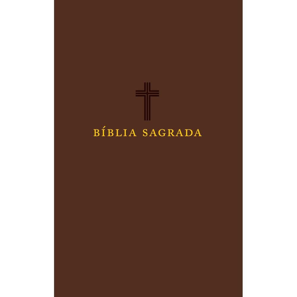 Bíblia Sagrada Acf Letra Grande - Capa Marrom
