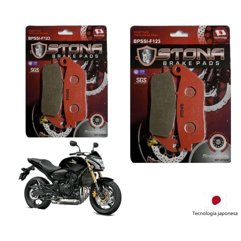 Pastilha freio dianteira Stona Sint Hornet 600 S/ ABS 2007