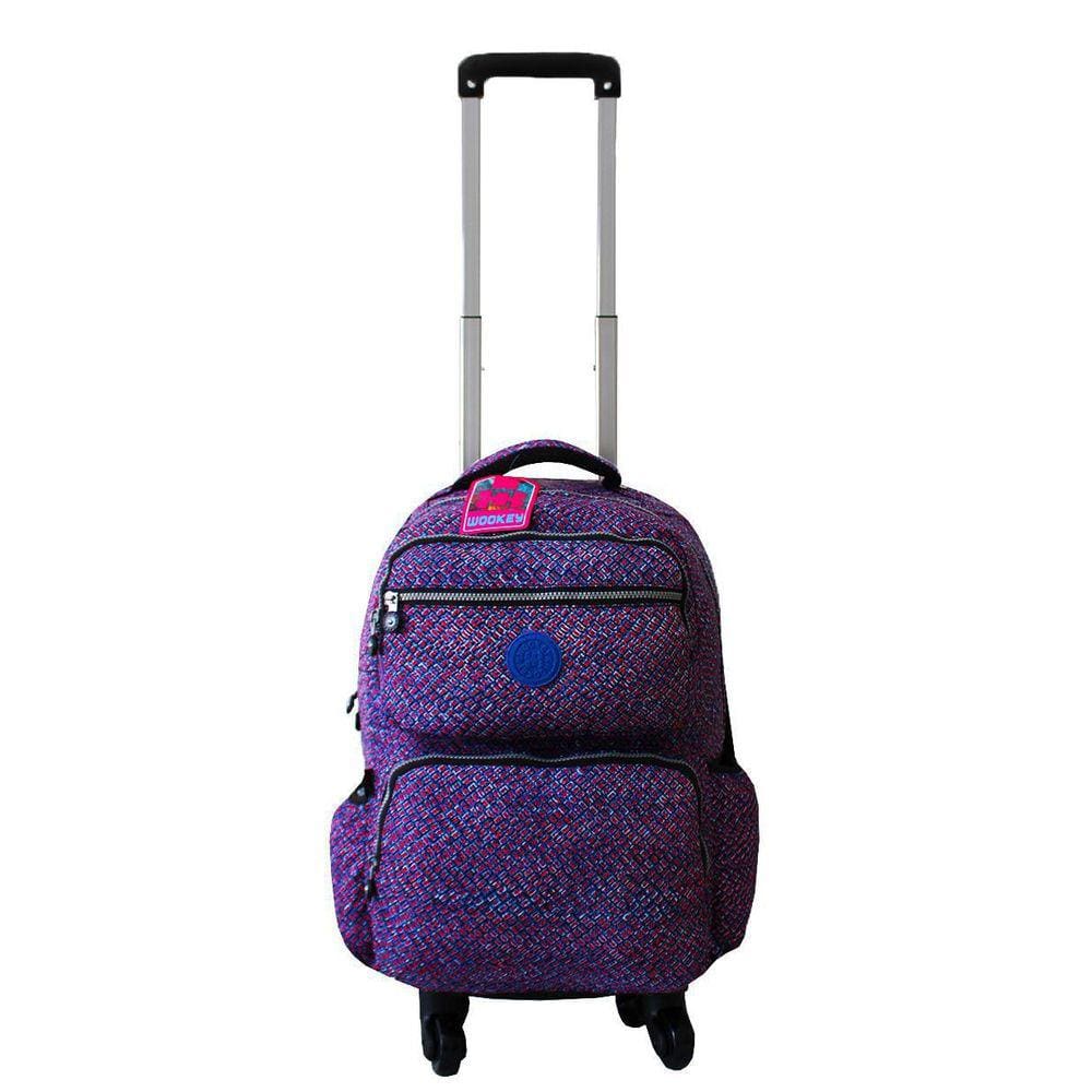 Mochila Escolar Rodinhas Removível 360 Juvenil Wookey Lilás