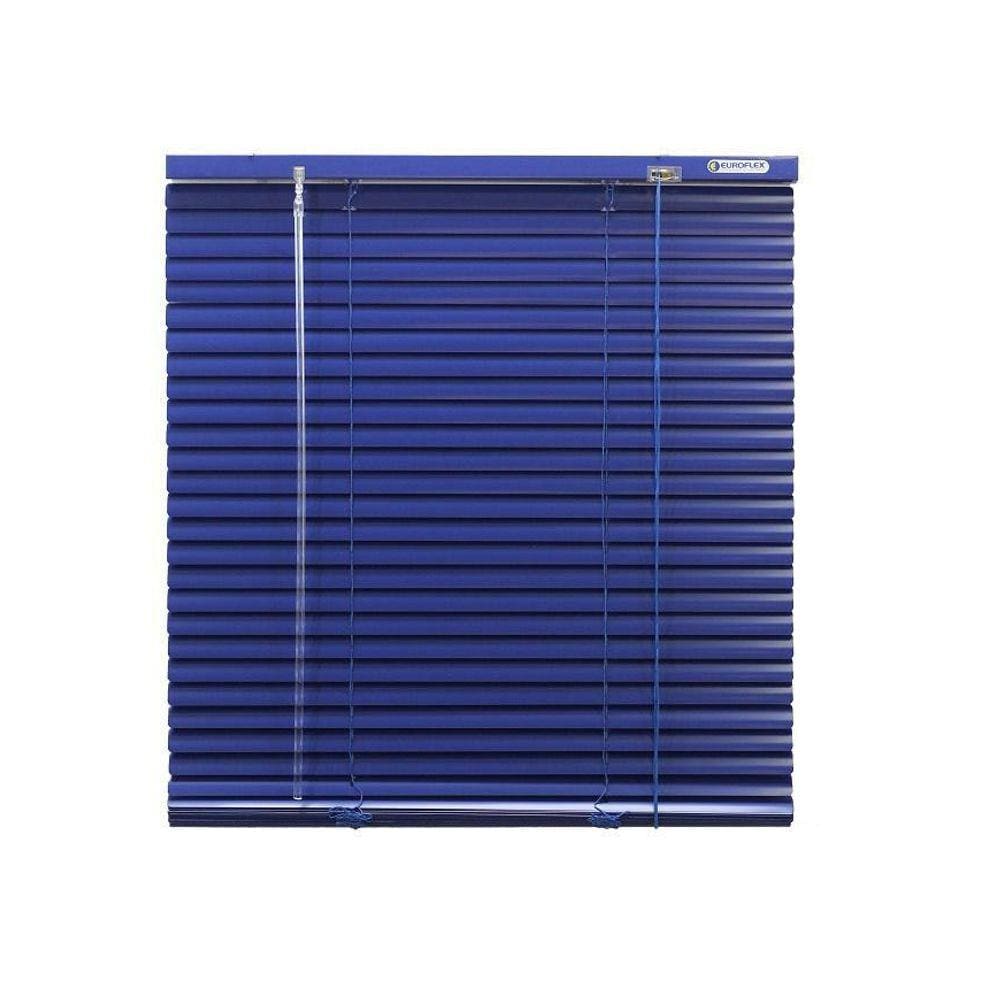 Persiana Horizontal Alumínio 25Mm Azul (L) 80 X 140 (A) Cm