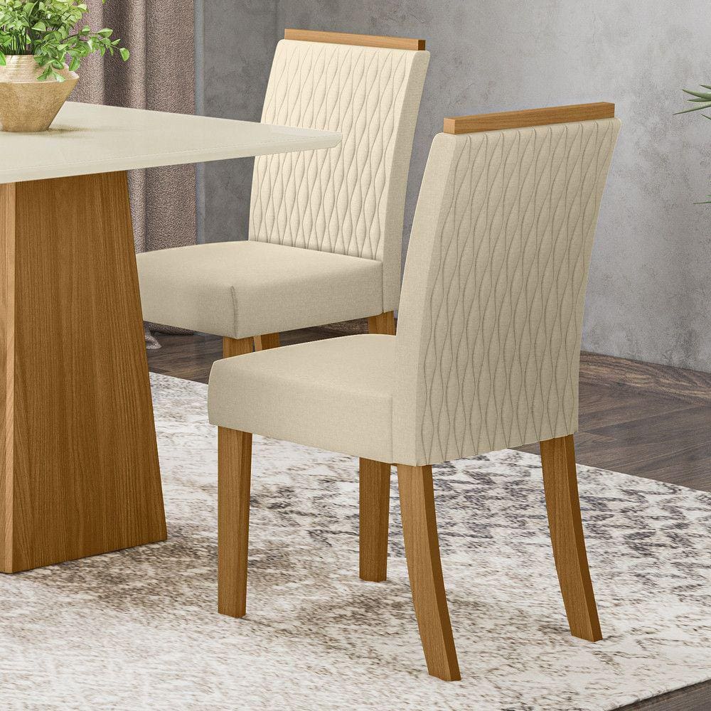 Conjunto 02 Cadeiras Estofadas Vega Henn