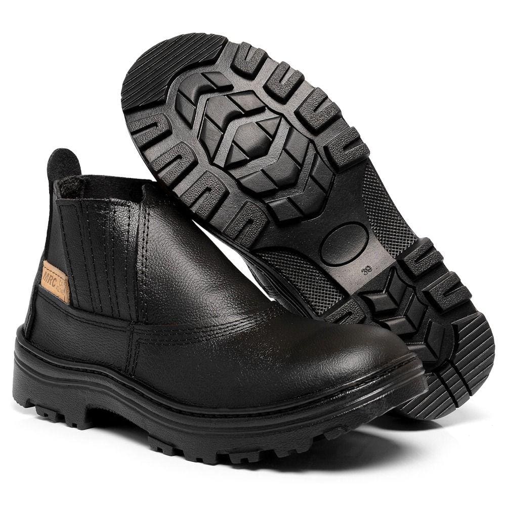 Bota de Couro Para Trabalho EPI Segurança