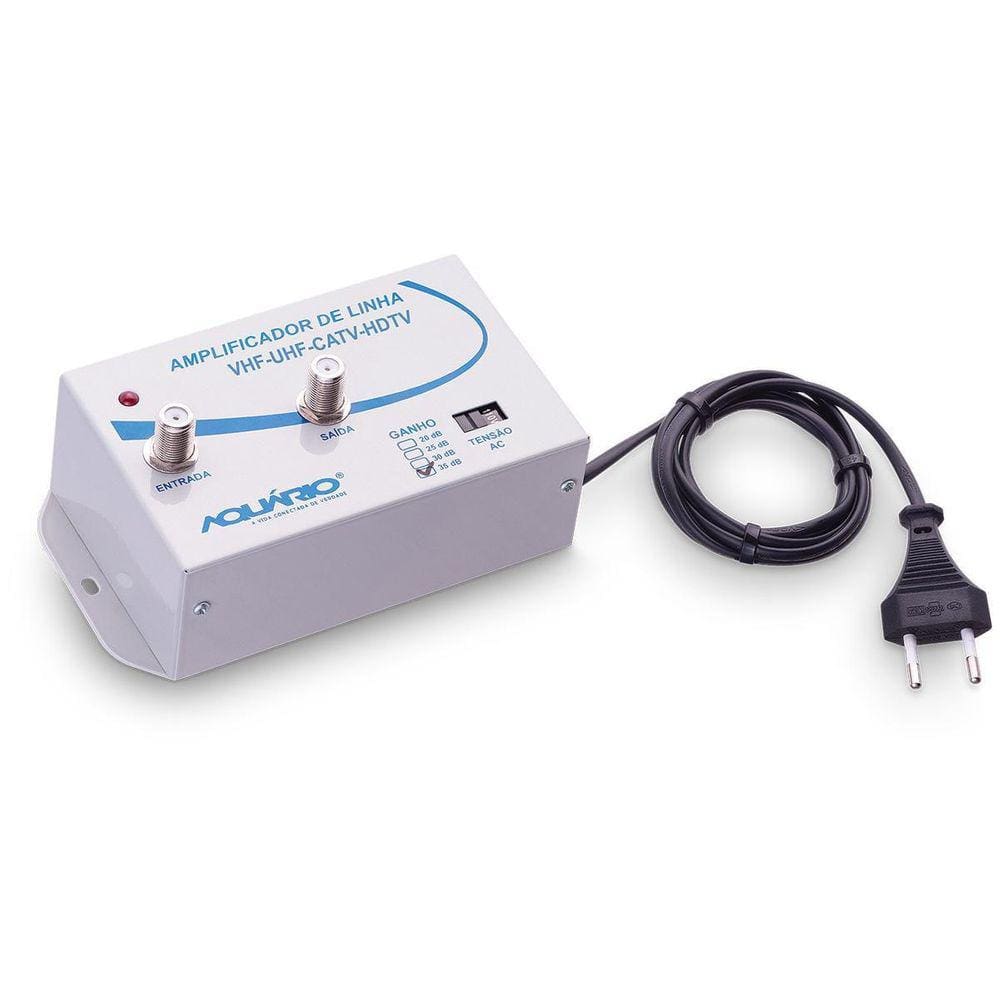 Amplificador De Linha Para Tv 35Db Al-35 Bivolt