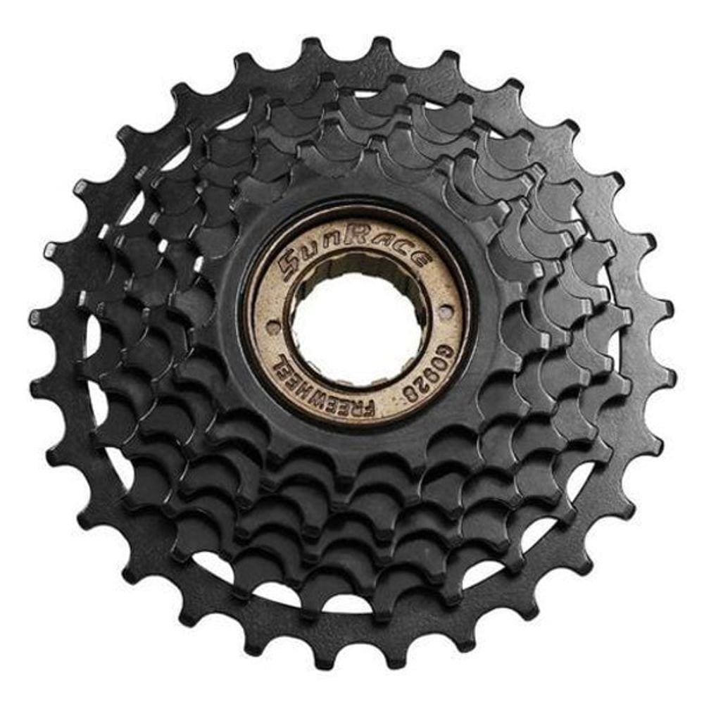 Roda Livre 7 Velocidades 14/28D Preto/Marrom M05