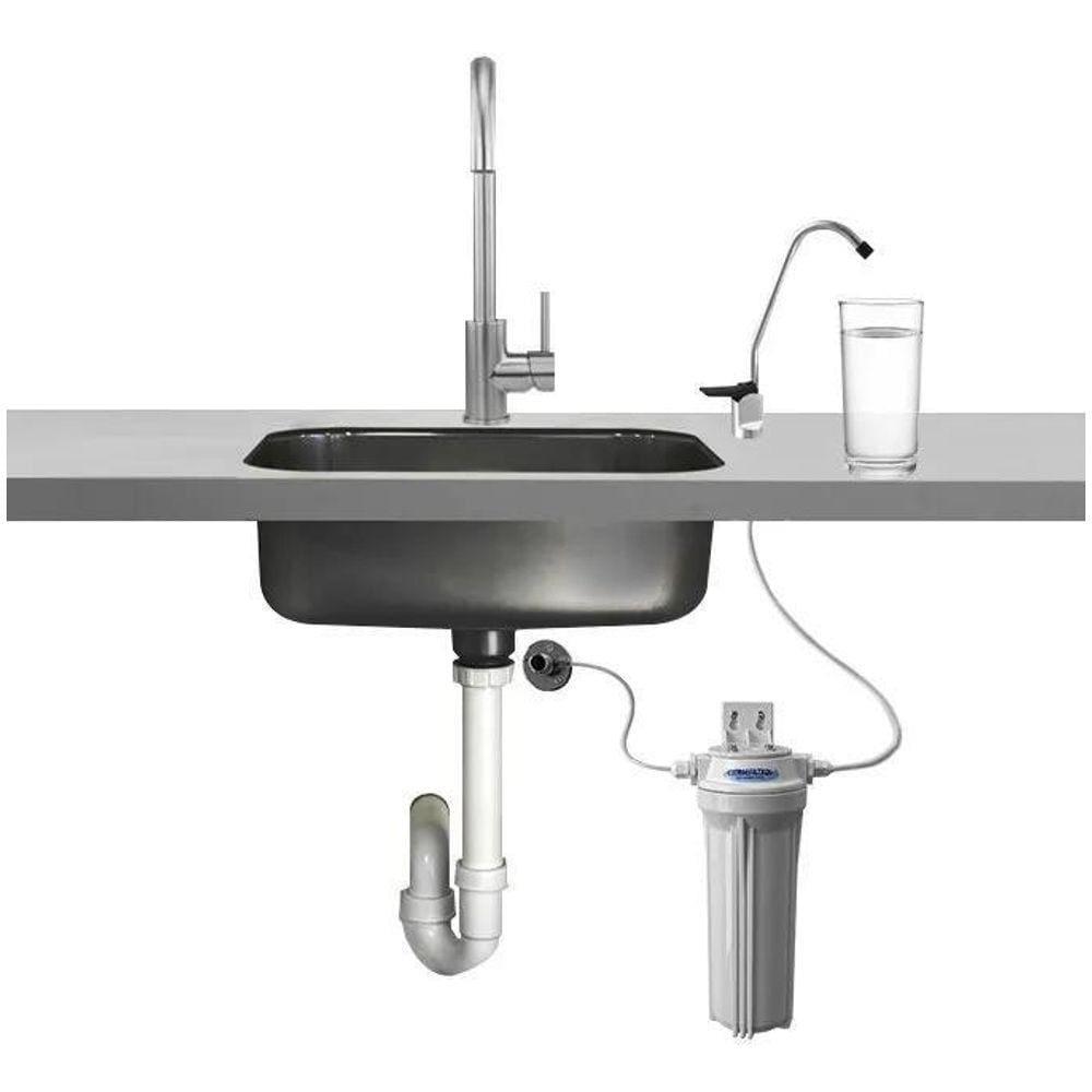 Torneira Faucet Com Filtro Purificador Água Granito/Marmore