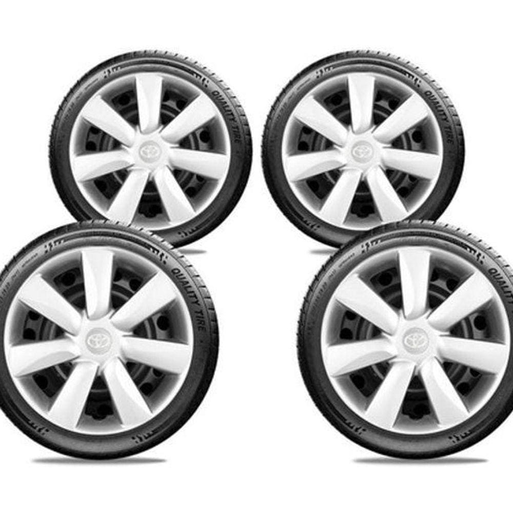 Calota 4Pçs Toyota Etios Sedan 2012 2013 2014 Aro 14 G450J