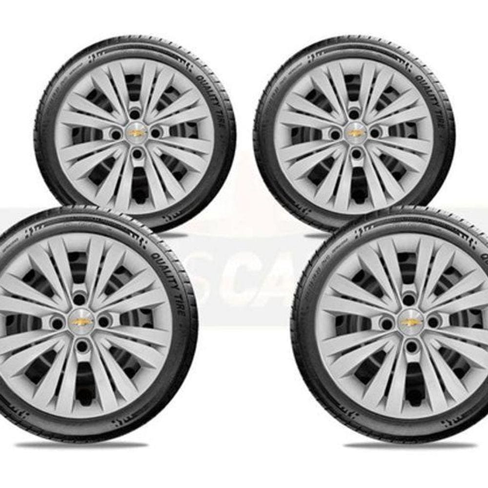 Calota Corsa Prisma Maxx Joy Até 2012 Aro 14 Jg 4Pcs G245J