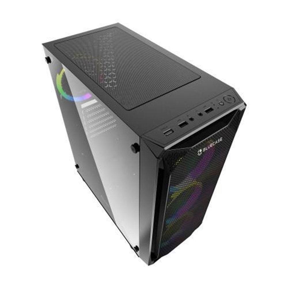 Gabinete Gamer S/ Fonte Bg-032 Preto Bluecase S/ Fan