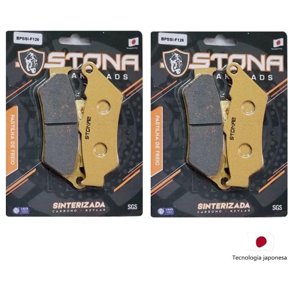 Pastilha freio dianteira Stona Sinter Adventure 950 1998...
