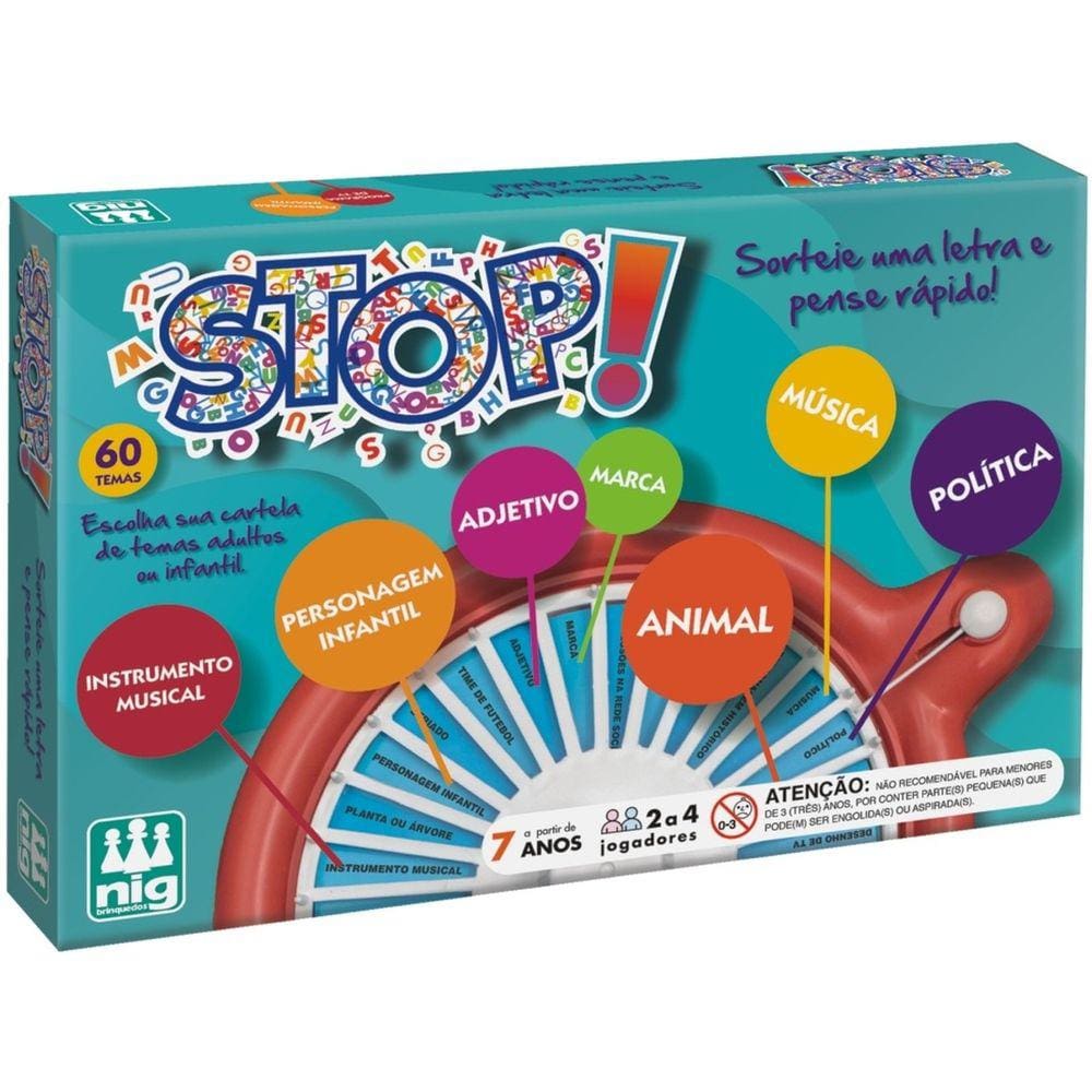 Jogo Stop Pense Rápido Educativo Divertido - Nig 0162
