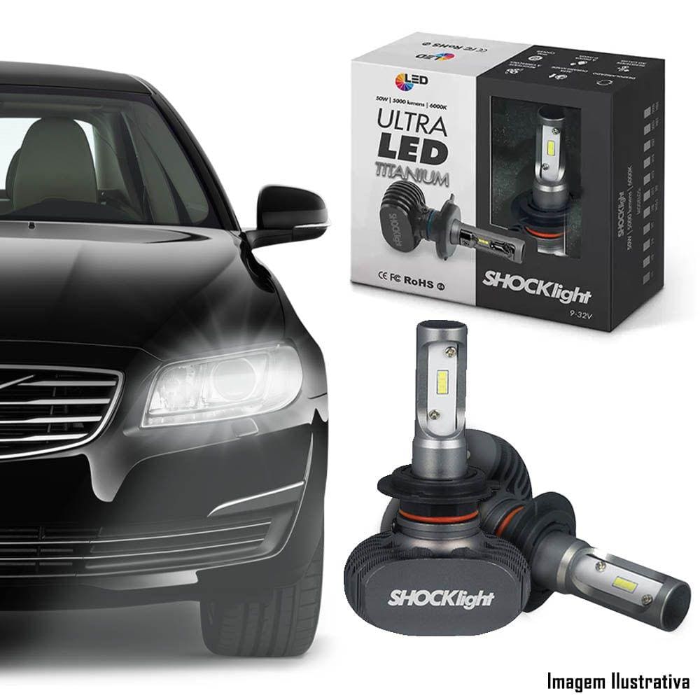 Kit Ultra Led H1 H3 H7 H8 H11 H27 HB3-9005 HB4-9006 6000k 50W Shock Light