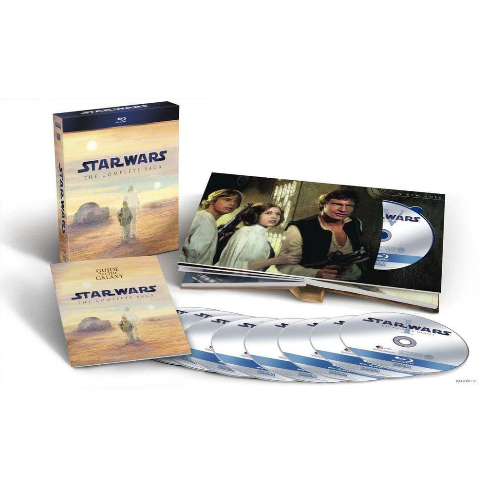 Blu-Ray Box Star Wars A Saga Completa 9 Discos Digipack
