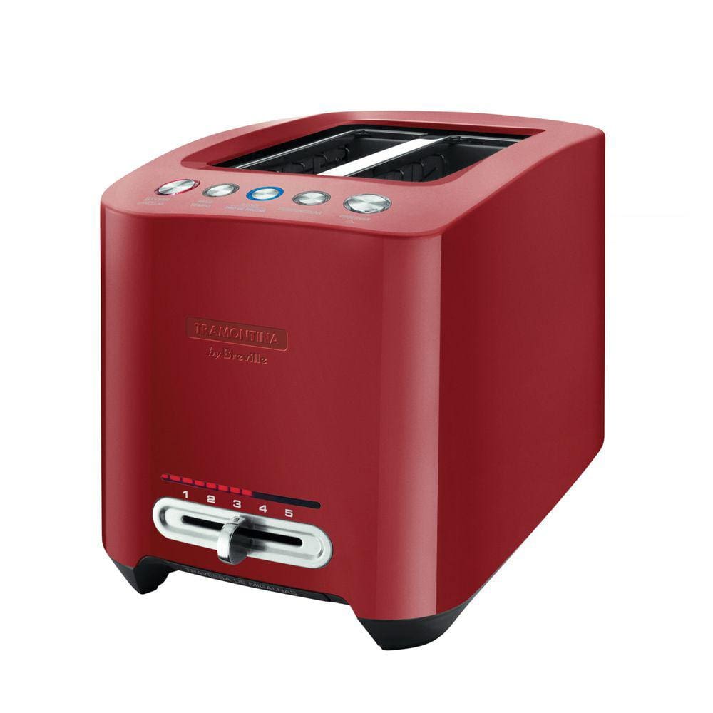 Torradeira Tramontina by Breville Smart Vermelha em Alumínio Fundido 220 V